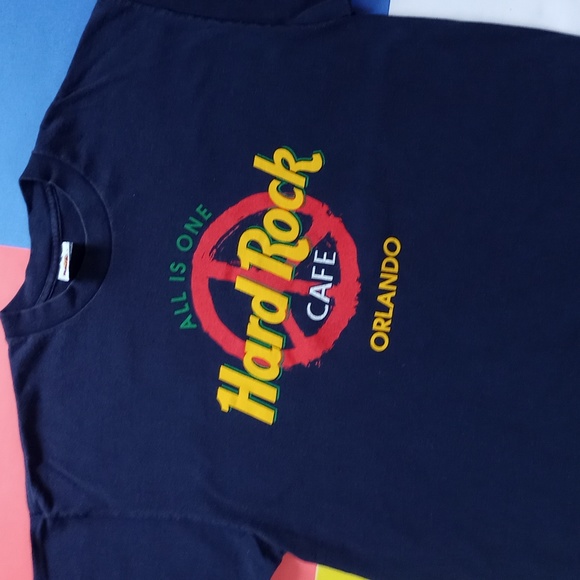 Vintage 1998 Hard Rock Cafe Orlando All Is One T-Shirt Unisex - Picture 1 of 6